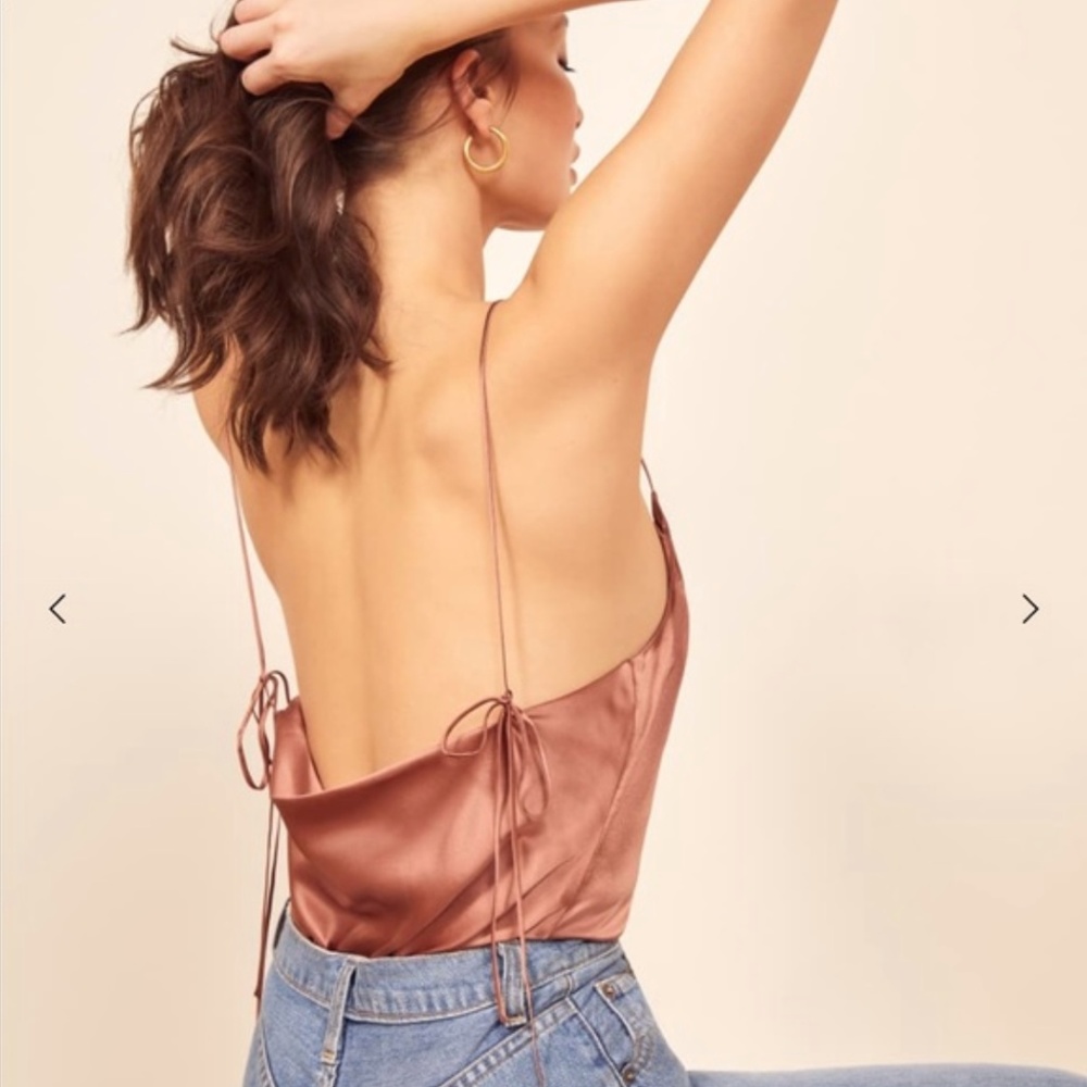 [nwt] REFORMATION Cain Top Silk